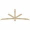 Ekena Millwork Alberta Rough Sawn Timber Gable Bracket, Douglas Fir, 96"W x 36"H x 4"D x 4"F, 9/12 Pitch GBW096X36X0404ALB00RDF - alternate 1